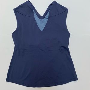 Lululemon blue shelf bra tank